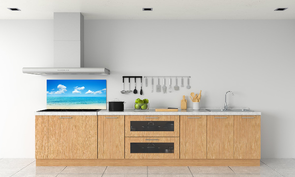 Spatscherm keuken Paradijsstrand