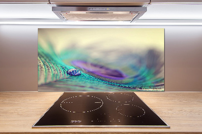 Panel do kuchni Kropla na piórku