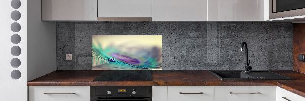 Spatplaat keuken Een druppel op een veer