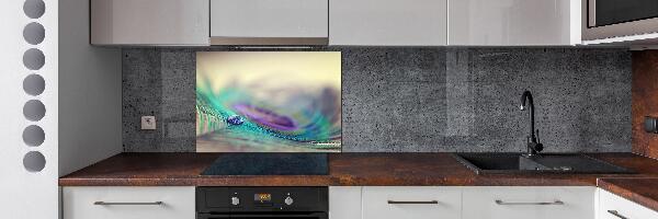 Spatplaat keuken Een druppel op een veer