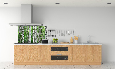 Spatscherm keuken Berken