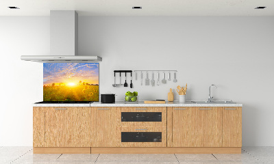 Panel do kuchni Pole słoneczników