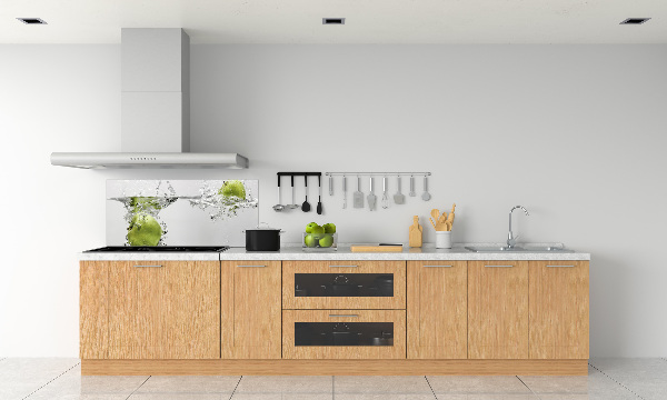 Achterwand keuken Een appel onder water