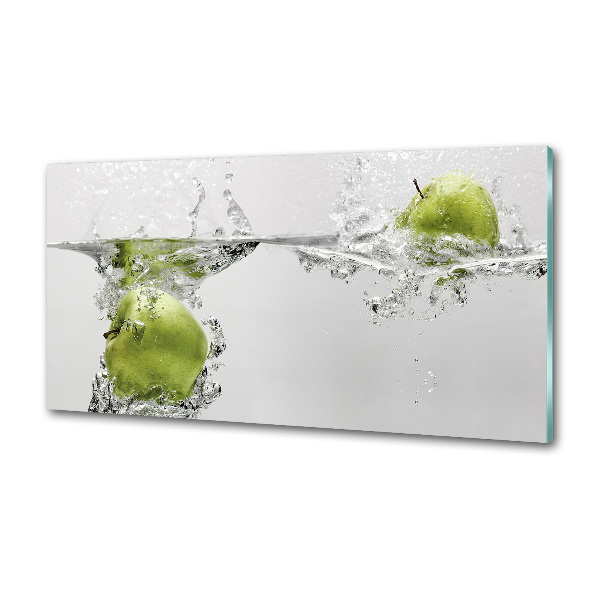 Achterwand keuken Een appel onder water