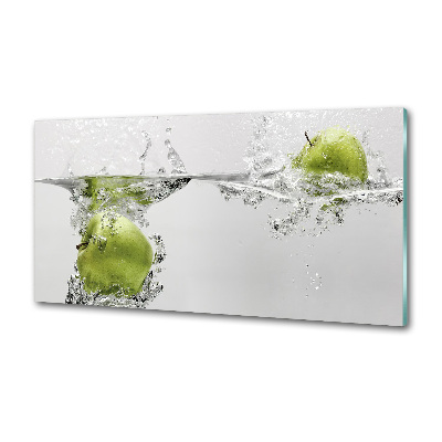 Achterwand keuken Een appel onder water