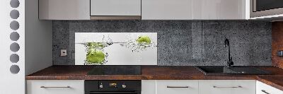 Achterwand keuken Een appel onder water
