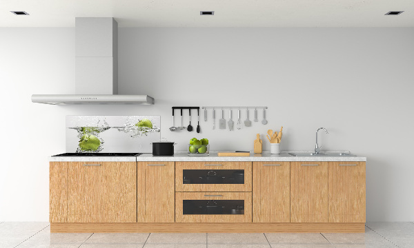 Achterwand keuken Een appel onder water