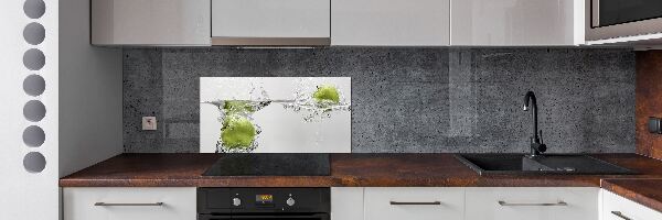 Achterwand keuken Een appel onder water