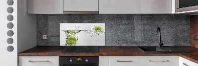 Achterwand keuken Een appel onder water
