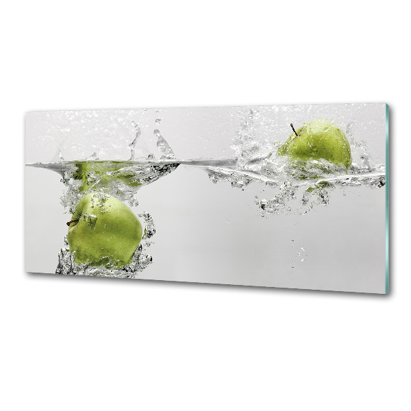 Achterwand keuken Een appel onder water