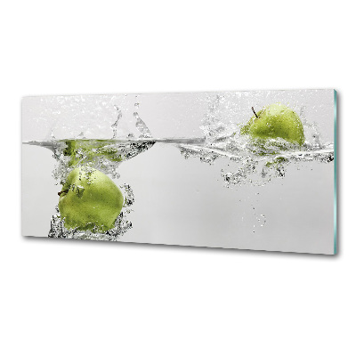 Achterwand keuken Een appel onder water