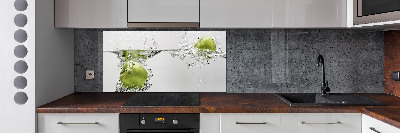 Achterwand keuken Een appel onder water