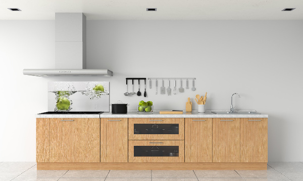 Achterwand keuken Een appel onder water