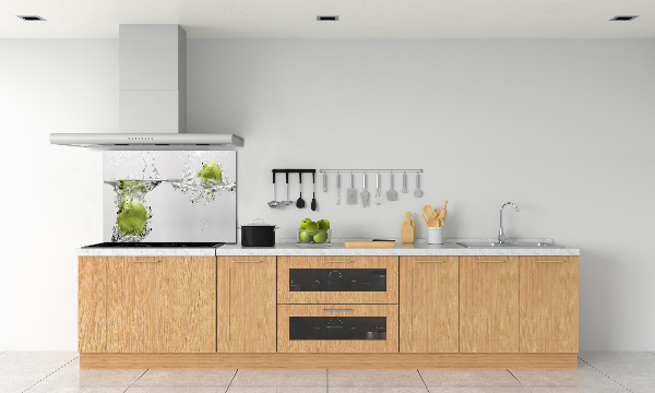 Achterwand keuken Een appel onder water