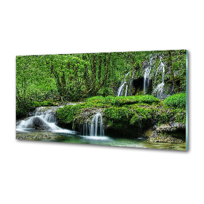 Panel szklany do kuchni Kaskady