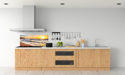 Keuken achterwand Zonsondergangstrand