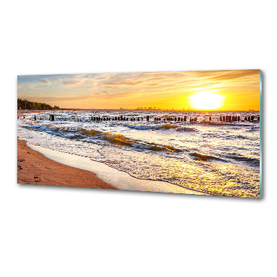 Keuken achterwand Zonsondergangstrand