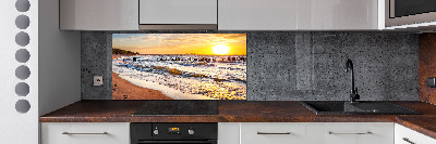 Keuken achterwand Zonsondergangstrand