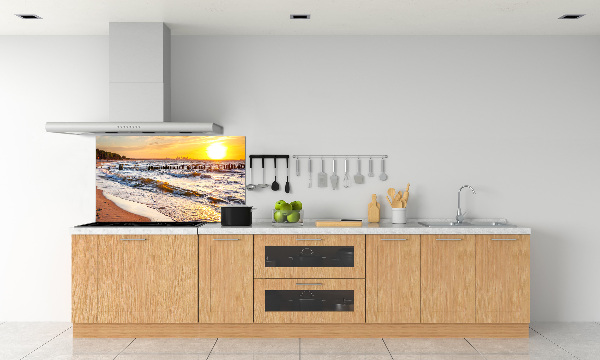 Keuken achterwand Zonsondergangstrand