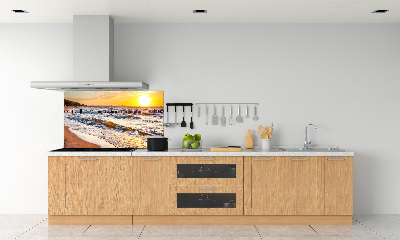 Keuken achterwand Zonsondergangstrand
