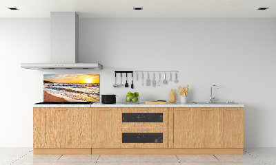 Keuken achterwand Zonsondergangstrand