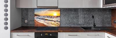 Keuken achterwand Zonsondergangstrand