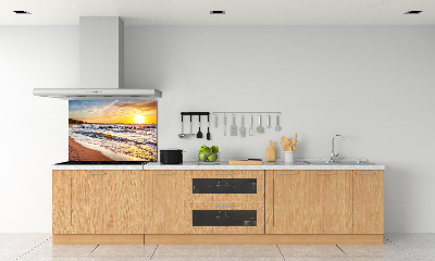 Keuken achterwand Zonsondergangstrand