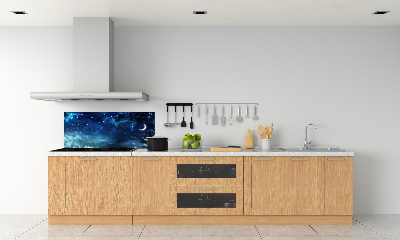 Spatplaat keuken Sterrenhemel