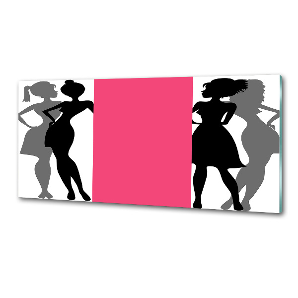 Panel do kuchni Sylwetki kobiet