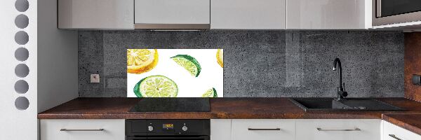 Spatscherm keuken Citroen en limoen