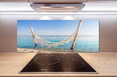 Achterwand keuken Hangmat aan zee