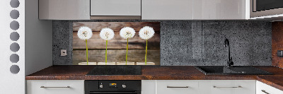 Achterwand keuken Paardenbloemen