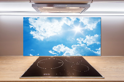 Spatscherm keuken Wolken aan de hemel