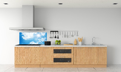 Spatscherm keuken Wolken aan de hemel