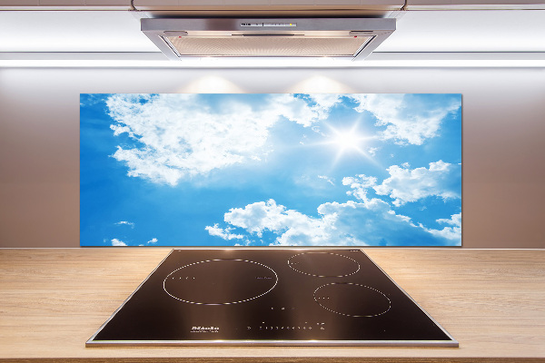Spatscherm keuken Wolken aan de hemel