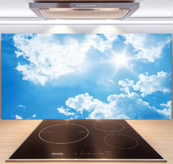 Spatscherm keuken Wolken aan de hemel