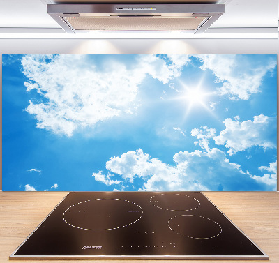 Spatscherm keuken Wolken aan de hemel