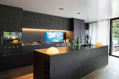 Spatscherm keuken Wolken aan de hemel