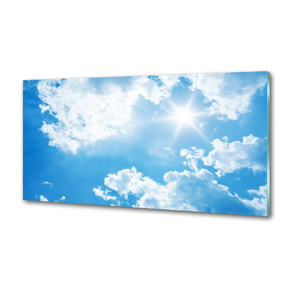 Spatscherm keuken Wolken aan de hemel