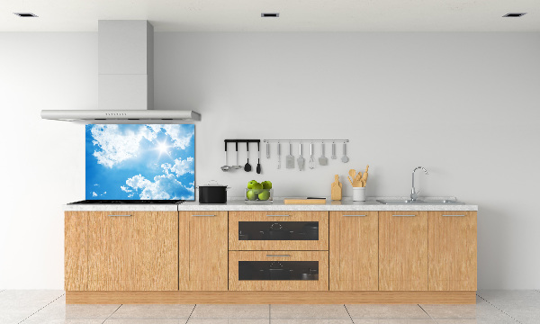 Spatscherm keuken Wolken aan de hemel