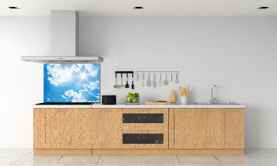 Spatscherm keuken Wolken aan de hemel