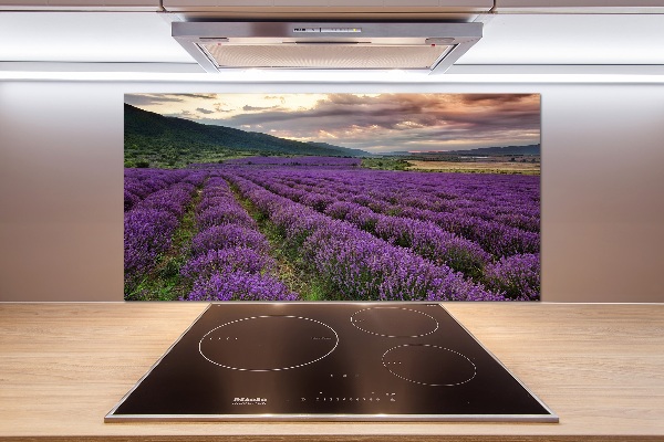 Spatplaat keuken Lavendelveld