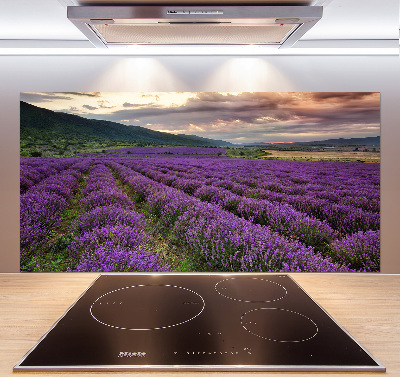 Spatplaat keuken Lavendelveld