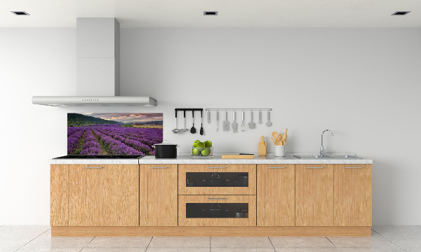 Spatplaat keuken Lavendelveld