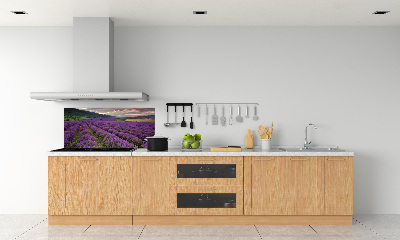 Spatplaat keuken Lavendelveld