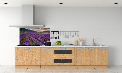 Spatplaat keuken Lavendelveld