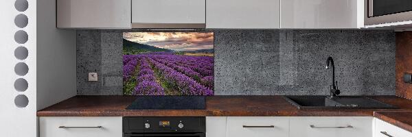 Spatplaat keuken Lavendelveld