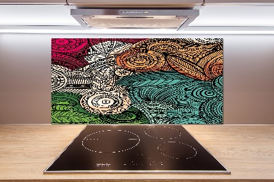 Panel do kuchni Abstrakcyjne pióra