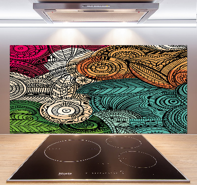 Achterwand keuken Abstracte veren