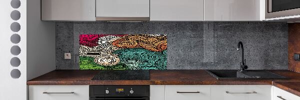 Achterwand keuken Abstracte veren
